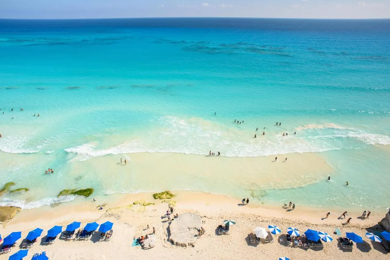 2 Story Oceanfront Penthouses On Cancun Beach!