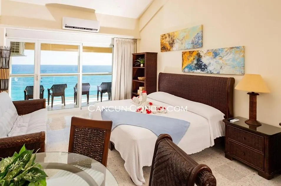 2 Story Oceanfront Penthouses On Cancun Beach! Mexico