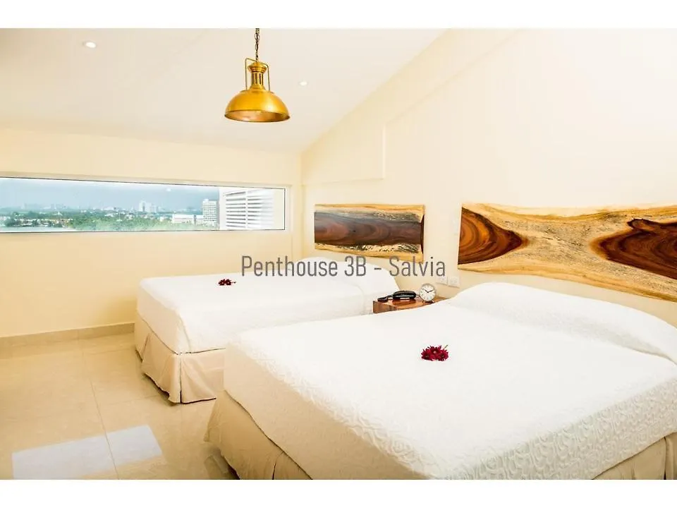 2 Story Oceanfront Penthouses On Cancun Beach! 0*,  Mexico