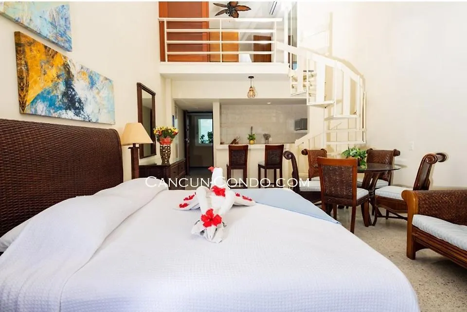 2 Story Oceanfront Penthouses On Cancun Beach!