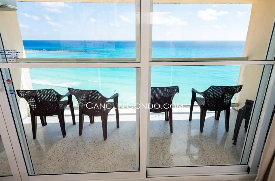 2 Story Oceanfront Penthouses On Cancun Beach!